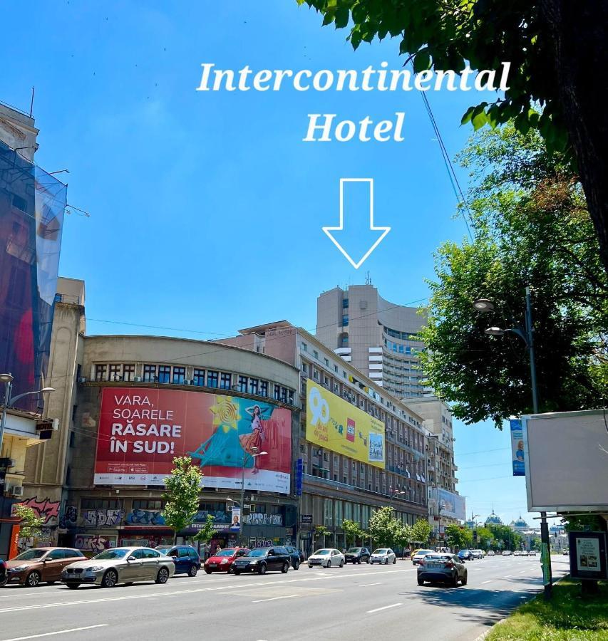Intercontinental Apartment Bukares Bagian luar foto